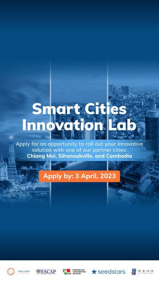 UNESCAP and Seedstars launch an open call for startups to join the Smart Cities Innovation Lab
