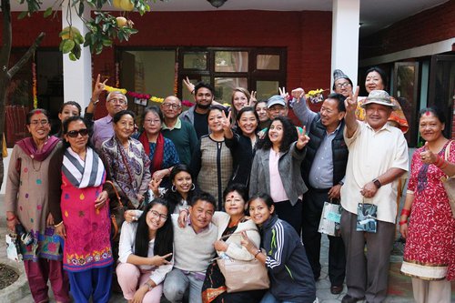 Santoshi Rana and the Bihani Social Ventures team