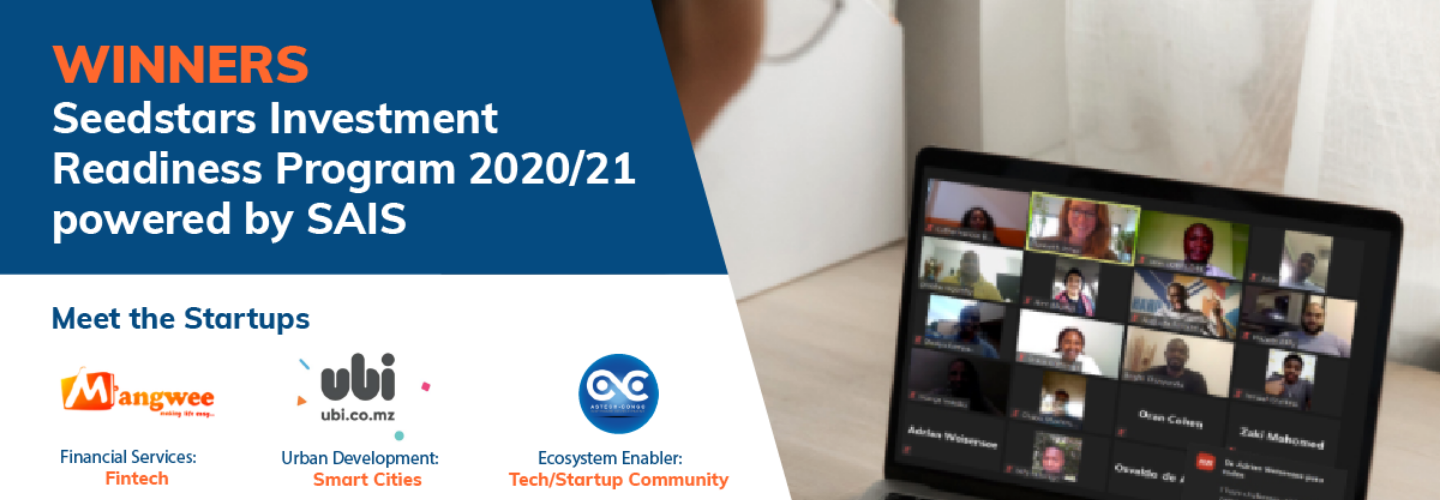 Five African startups receive a grant and entrepreneurial support from SAIS